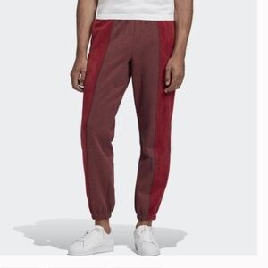 Adidas‎ RYV Long Loungewear Red Jogger Sweatpants Sz M
